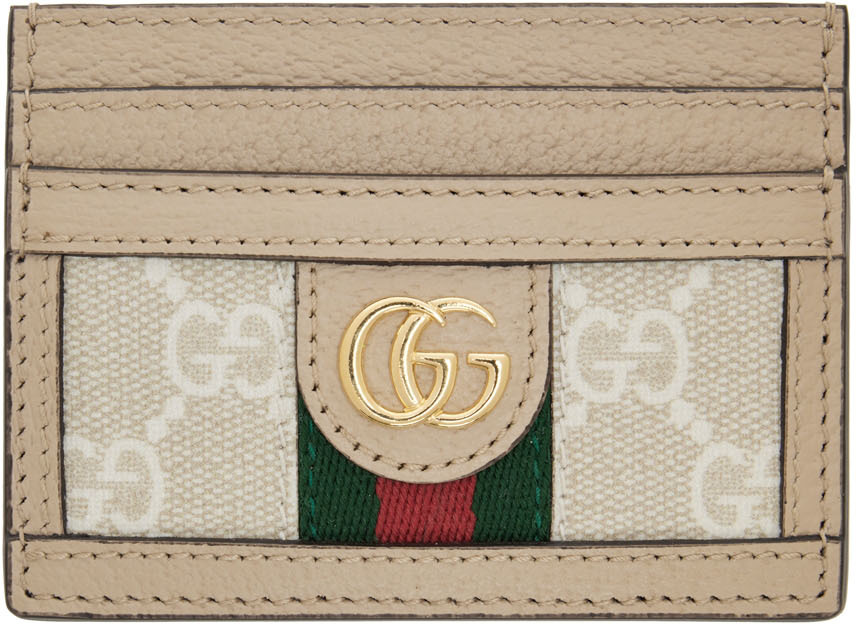 gucci card holder ssense