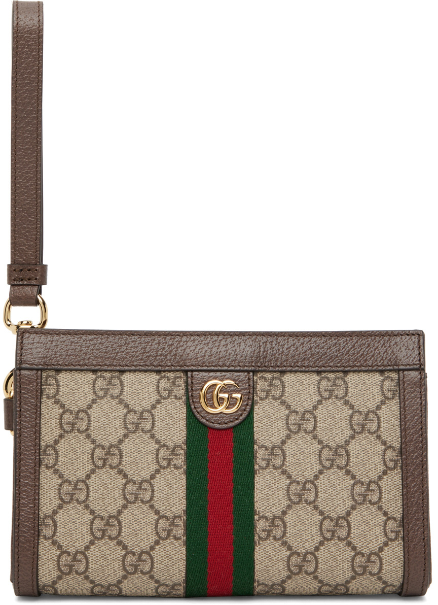 Gucci Beige Ophidia Pouch
