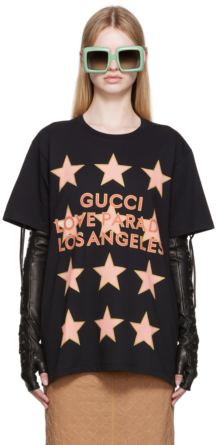 Gucci Love Parade コットンジャージー Tシャツ