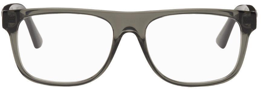 Gucci Grey Translucent Web Glasses