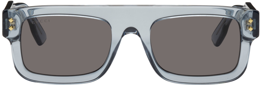 Gucci Blue Transparent Vague Sunglasses