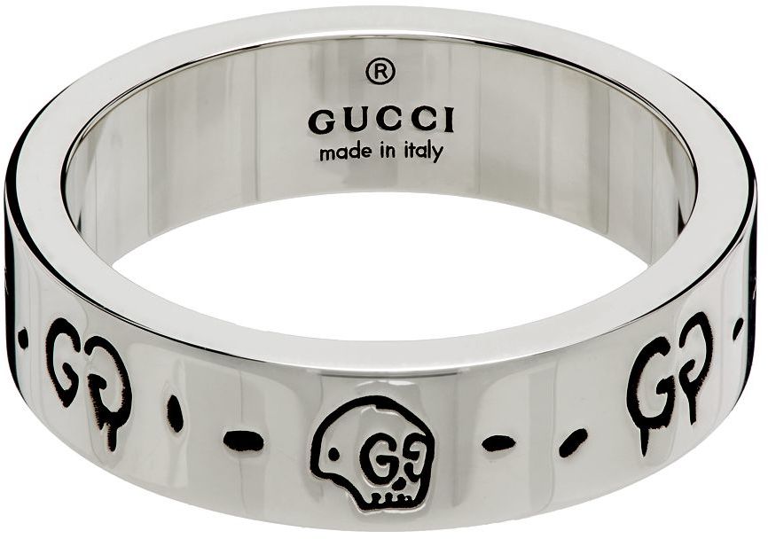 Gucci Silver GucciGhost Ring