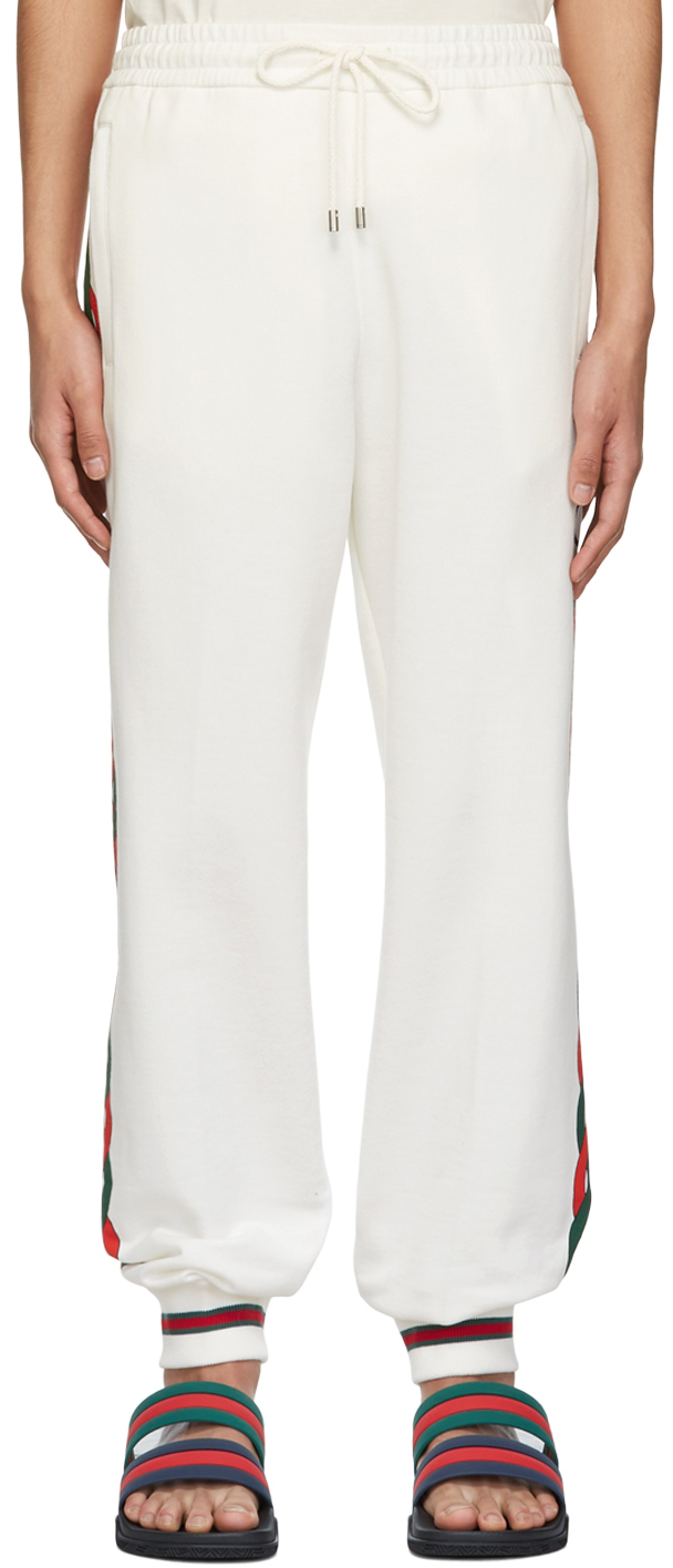 Gucci Off-White Web Lounge Pants