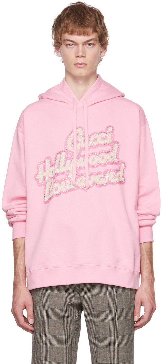 Ssense Donna Abbigliamento Maglioni e cardigan Felpe e hoodies Hoodies Pink Relaxed-Fit Hoodie 