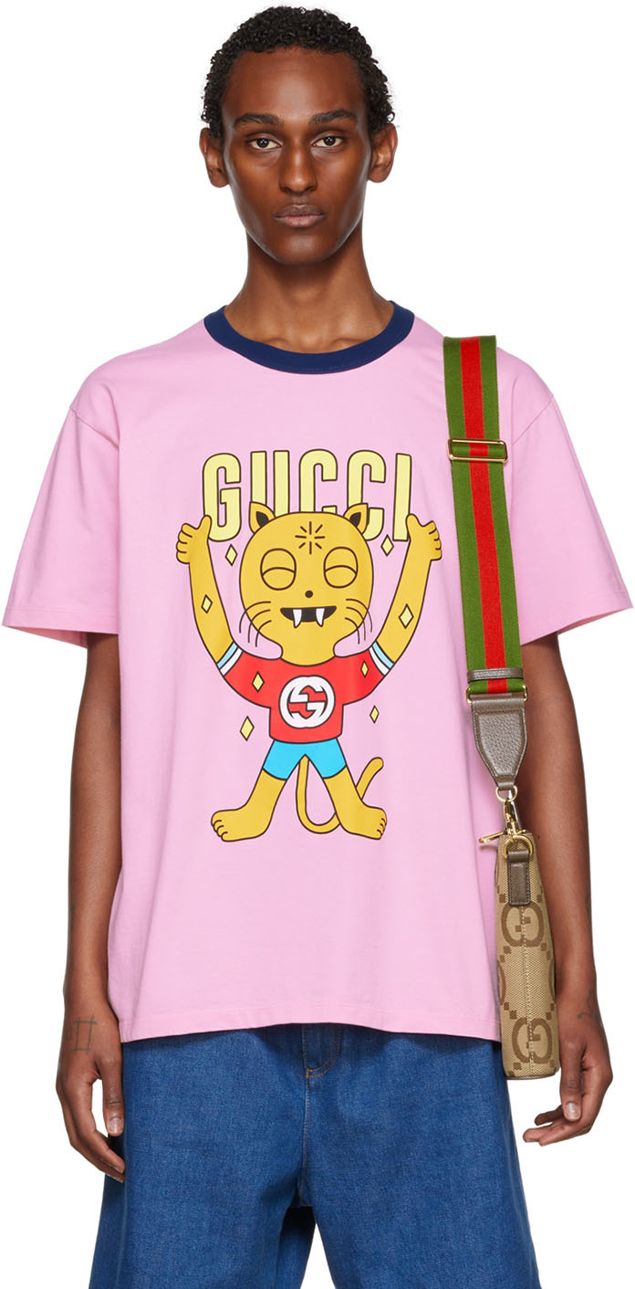 18SS Gucci × Sega GUCCY T-shist S Pink プレミアム 49.0%割引 swim.main.jp