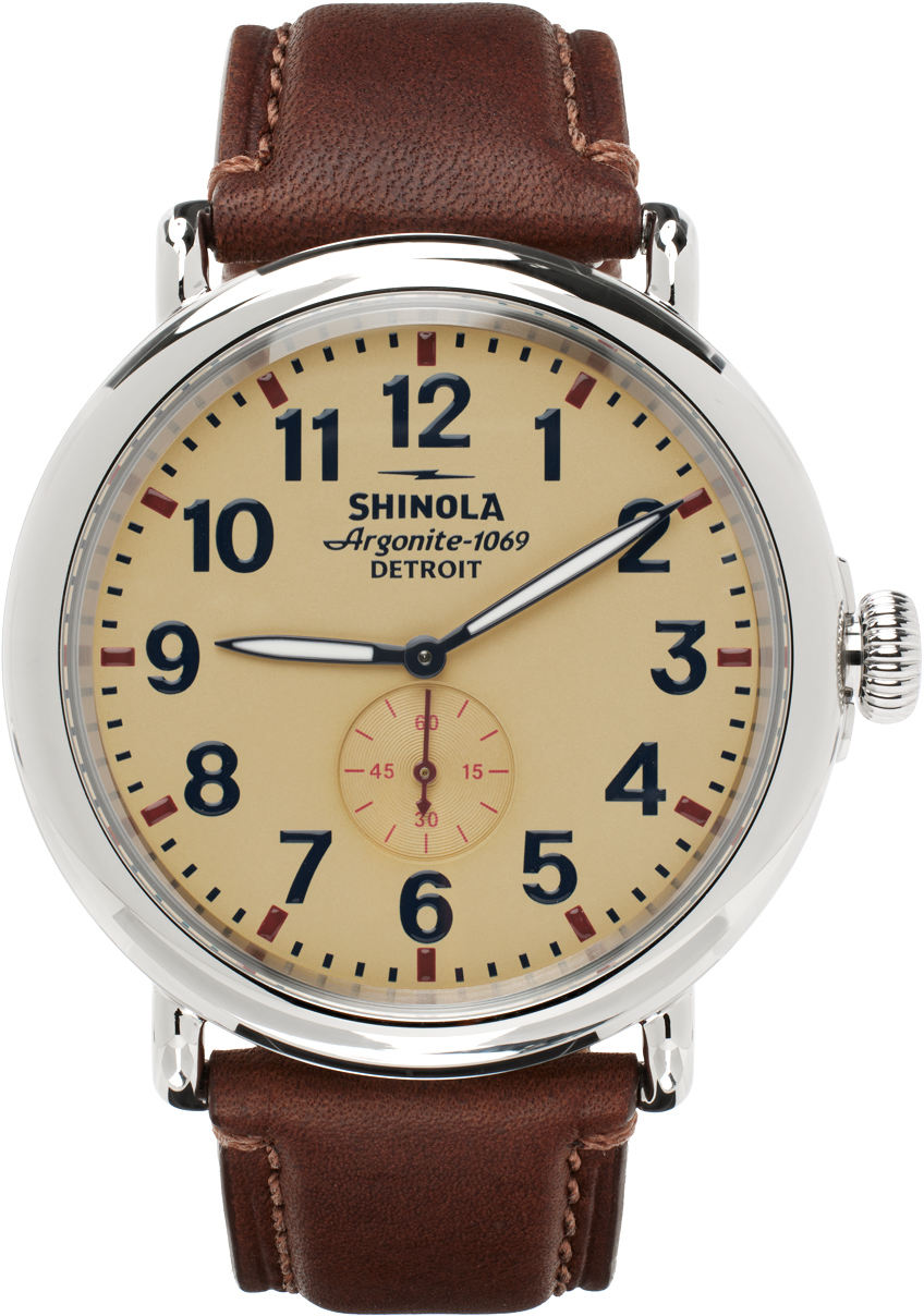 Shinola 22mm Range compatible Silicone Football Pattern Watch Straps