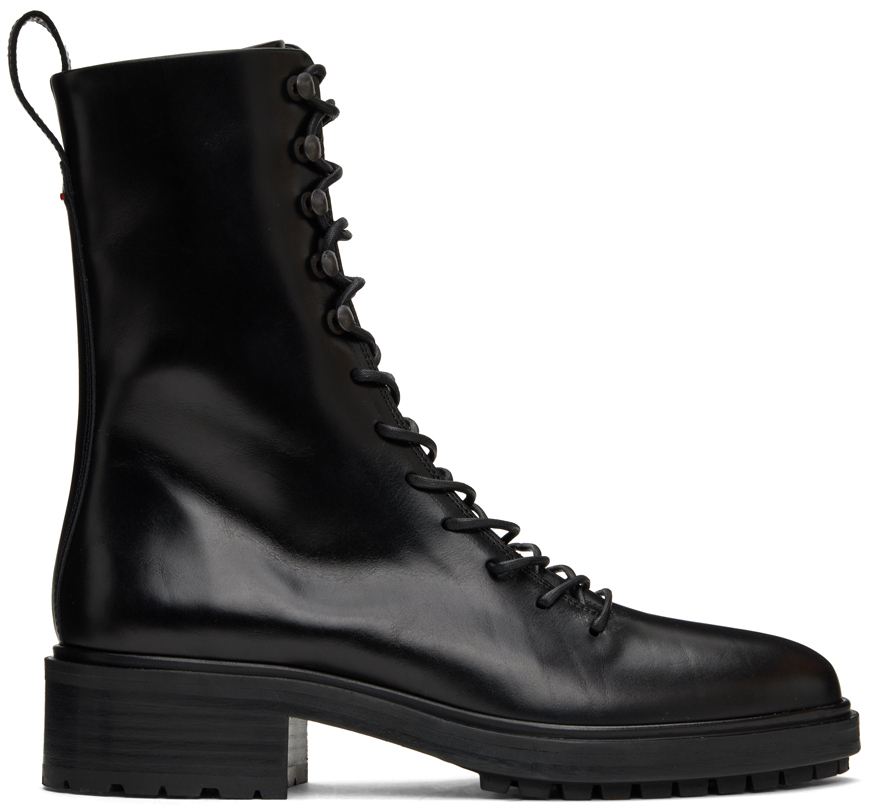 Black Isabel Boots by Aeyde on Sale