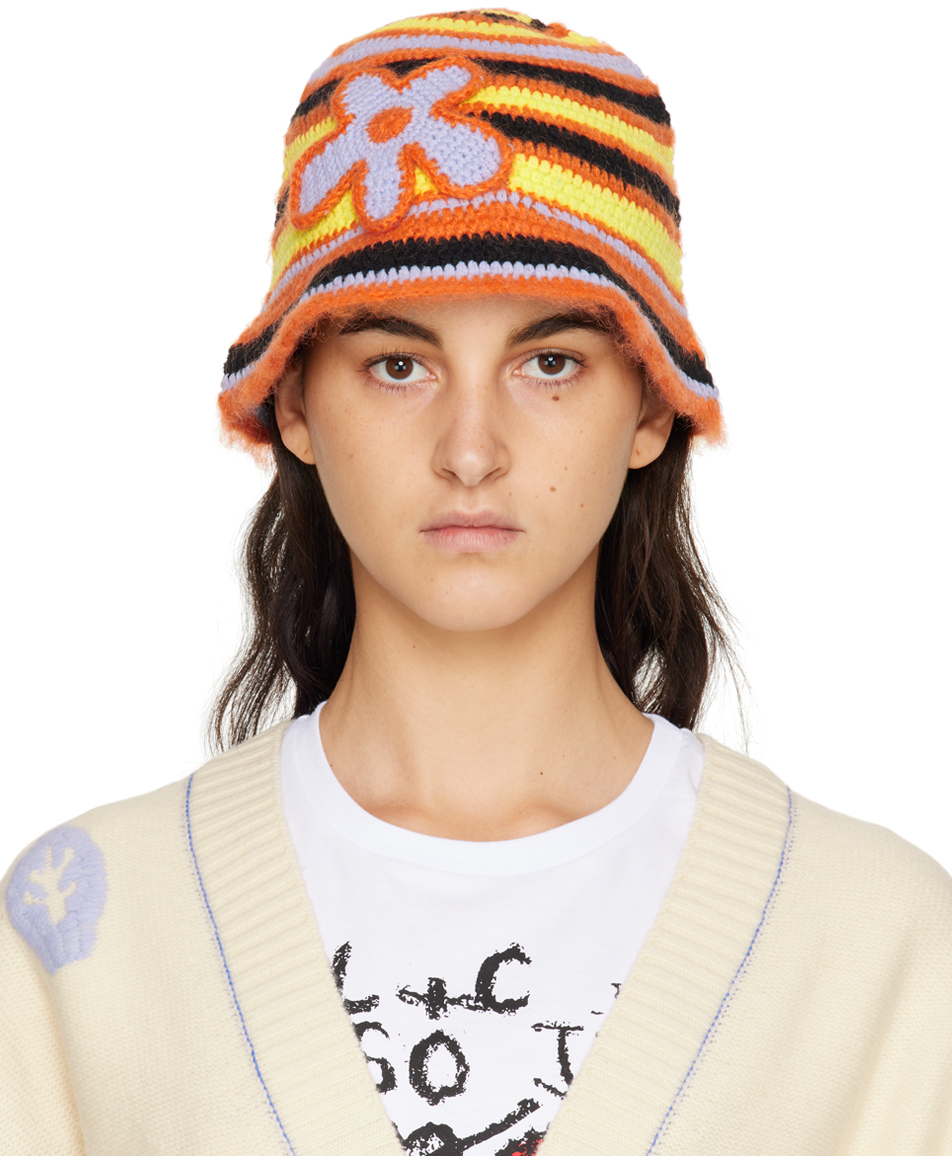 Orange Stripe Hat