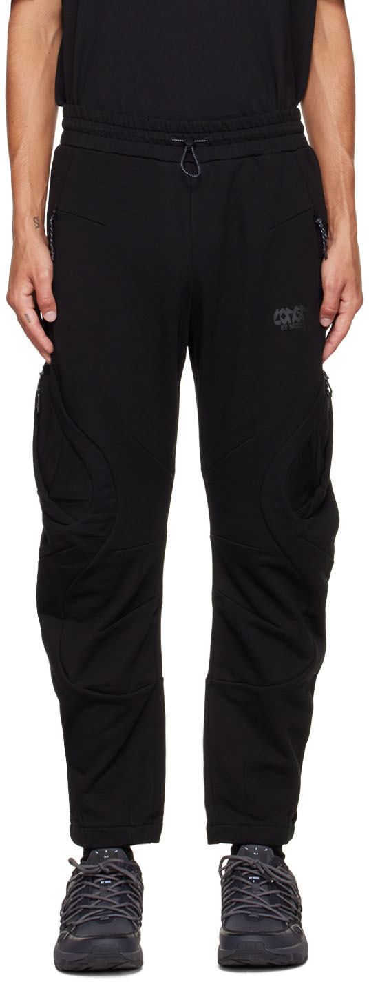 Black Bubble Cargo Pants