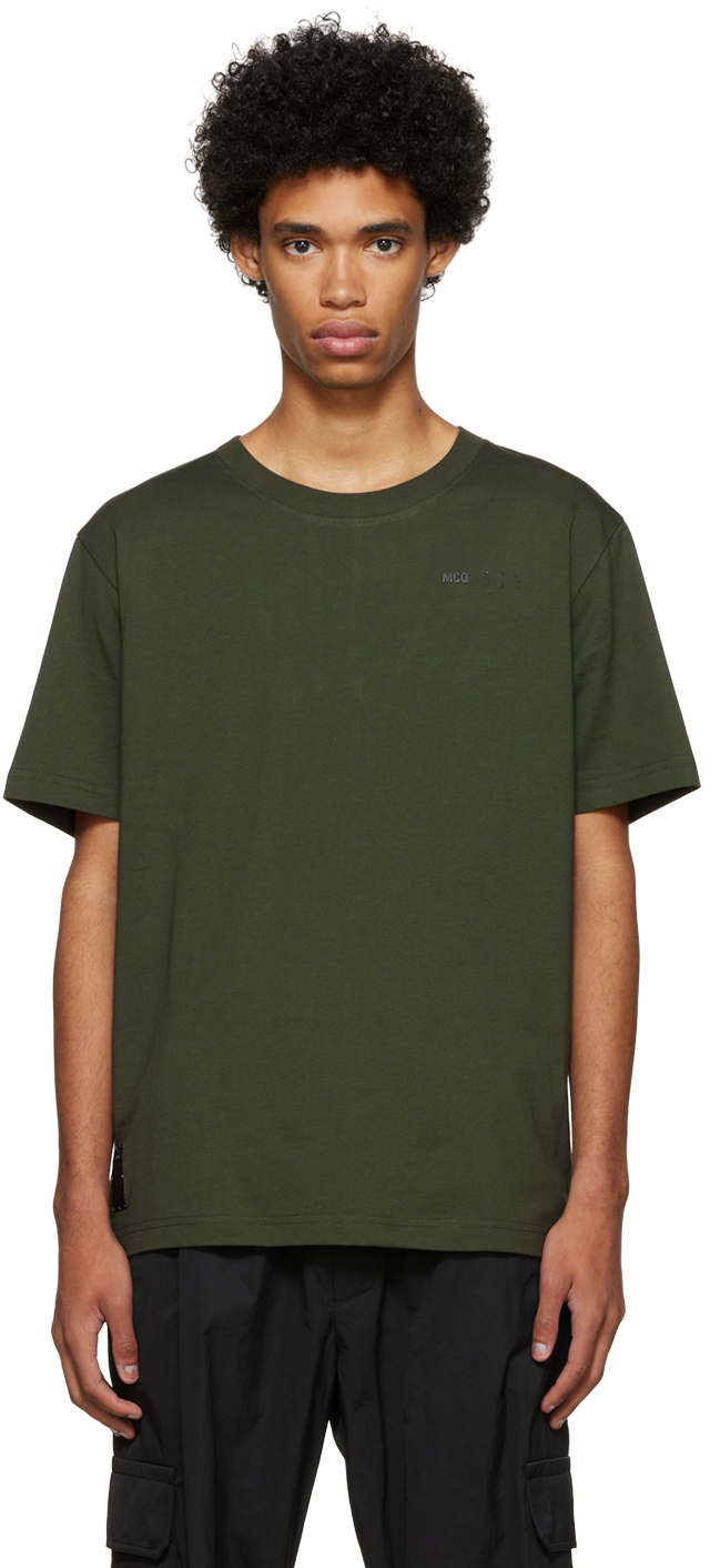 MCQ Green Cotton T-Shirt