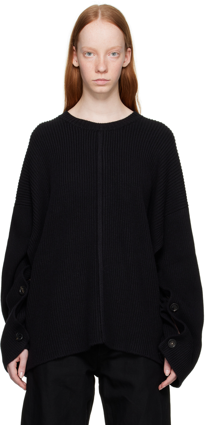 Black Cape Sweater