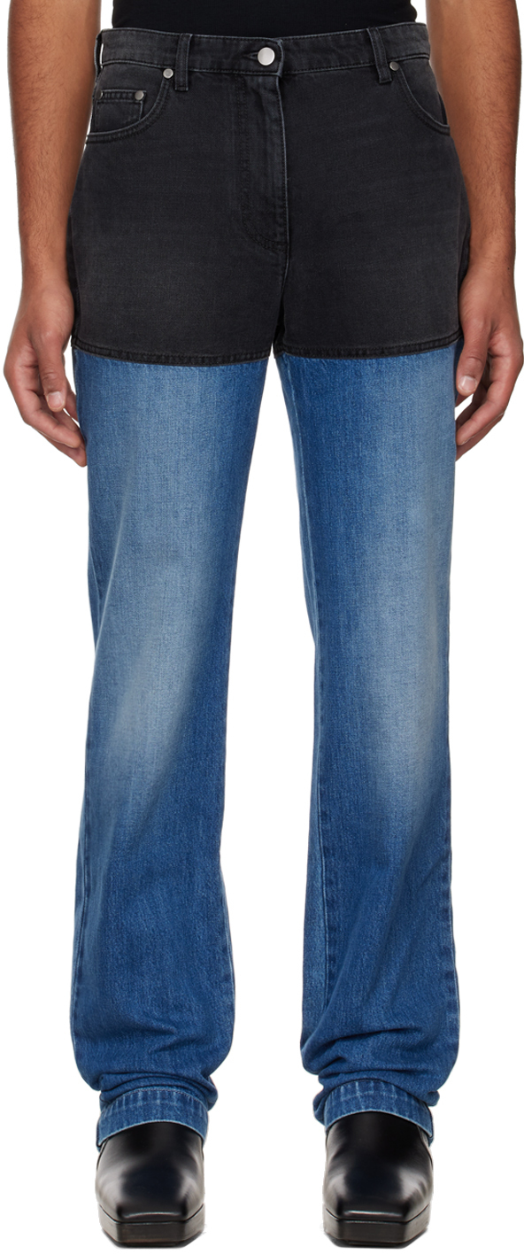 Peter Do Blue Combo Jeans Peter Do