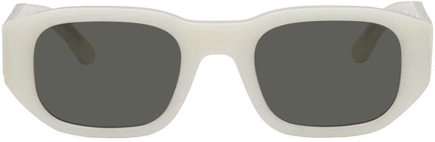 Thierry Lasry White Victimy Sunglasses In White/black