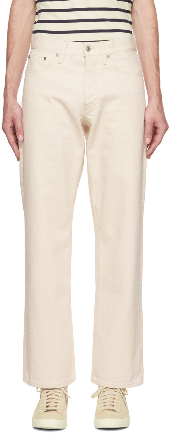 Sunflower OffWhite Loose Jeans SSENSE UK