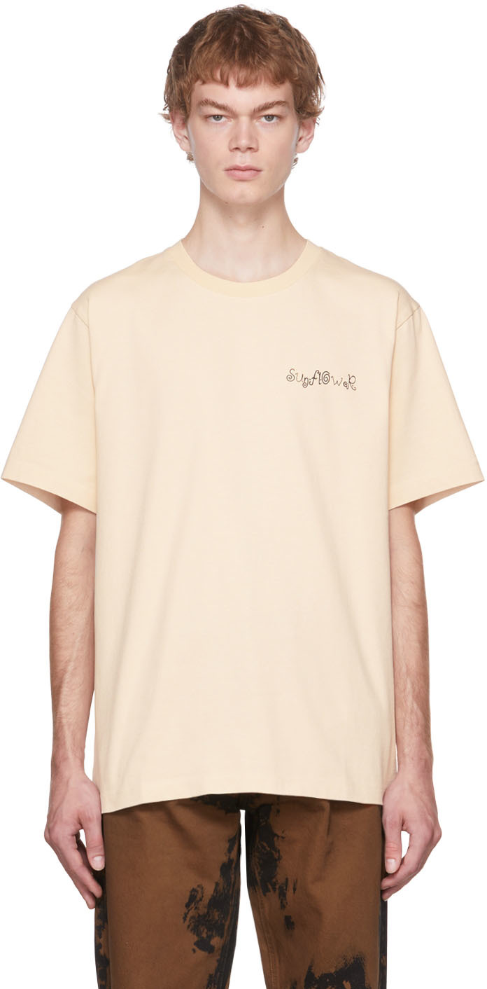 Off-White Planet T-Shirt by Sunflower on Sale
