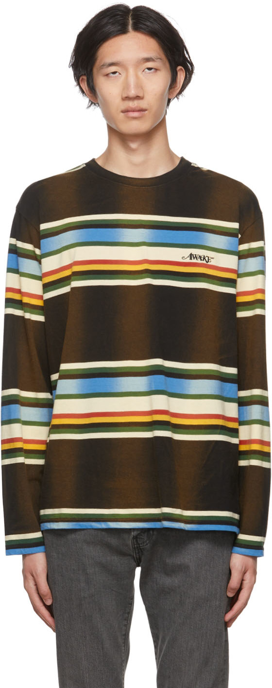 Striped Long Sleeve T-Shirt Ssense Uomo Abbigliamento Top e t-shirt Top 