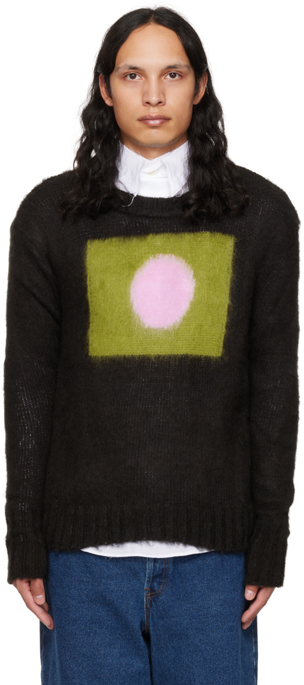 Edward Cuming Black Fuzzy Sweater