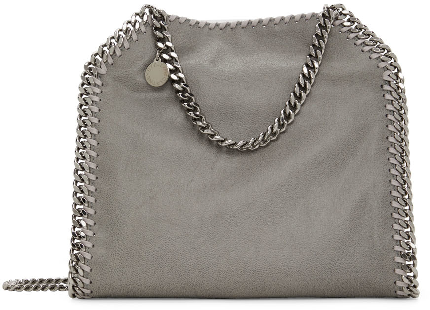Gray Mini Falabella Shoulder Bag