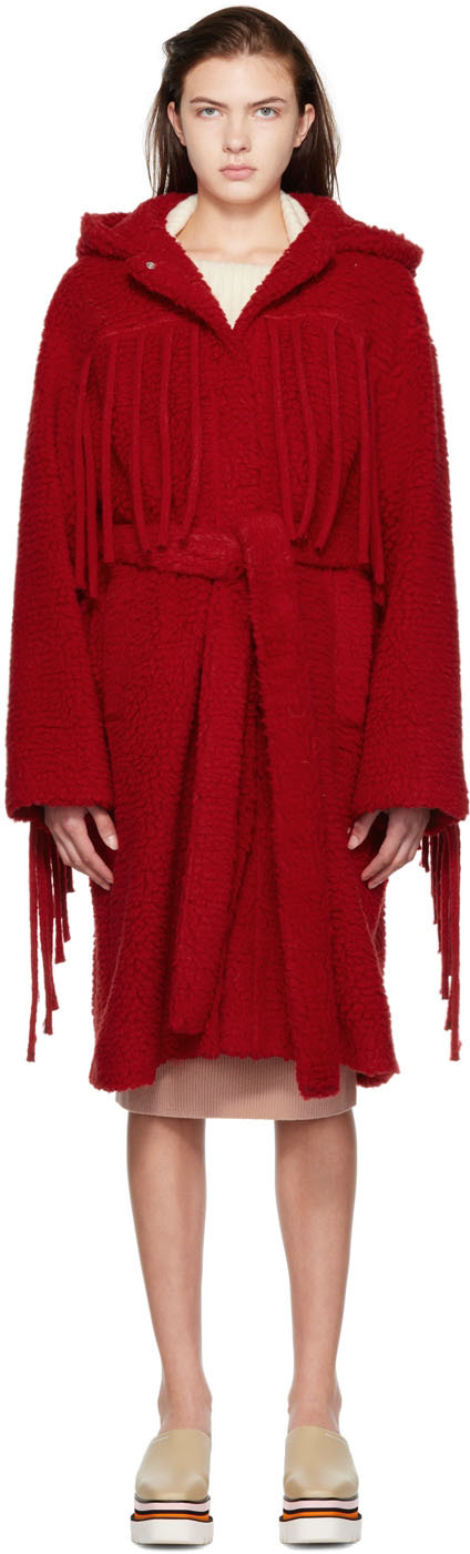 Red Teddy Coat