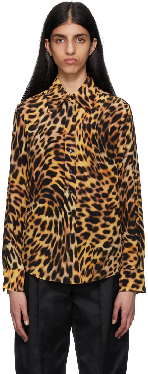 Tan Leopard Print Shirt