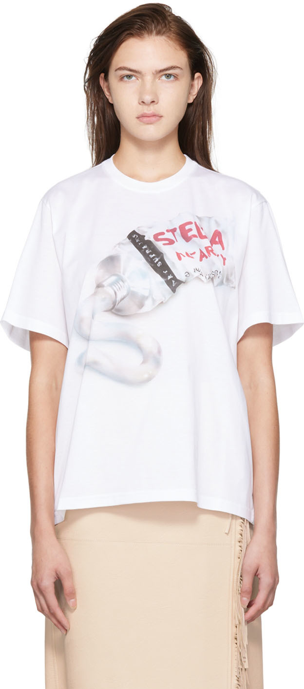 Stella McCartney White Oversized T-Shirt