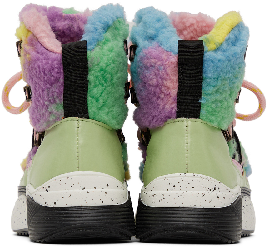 Stella Mccartney Kids Multicolor Hiking Boots In 999 Multi