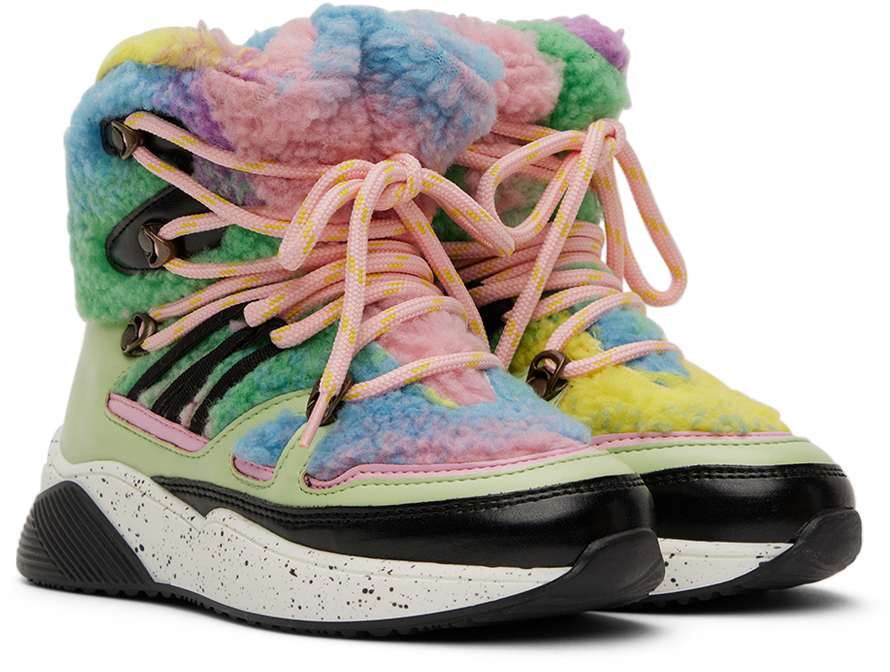 Stella Mccartney Kids Multicolor Hiking Boots In 999 Multi