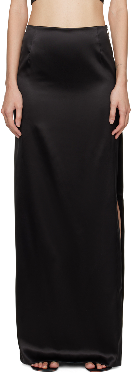 Black Mira Maxi Skirt