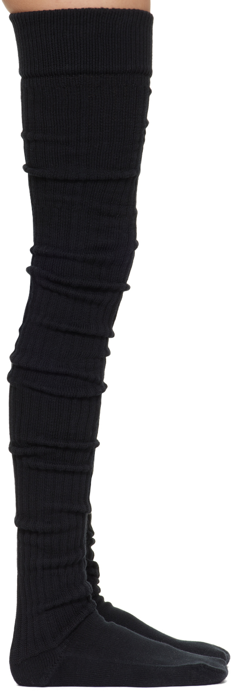 Bernhard Willhelm Black Cotton Socks