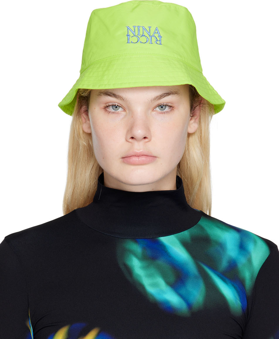 Green Water-Repellent Bucket Hat