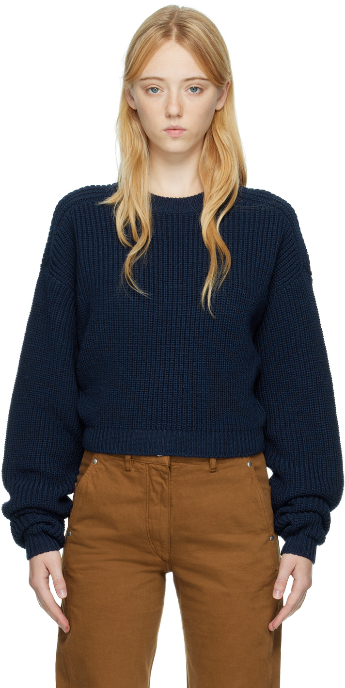 SSENSE Exclusive Navy Raglan Sweater