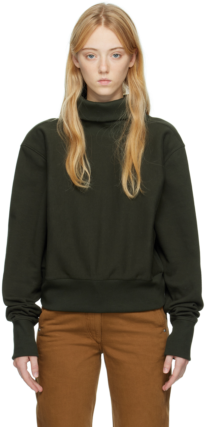 SSENSE Exclusive Khaki Rib Turtleneck