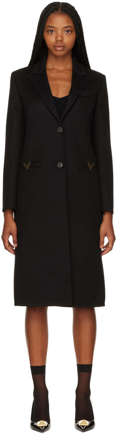 Black Button-Up Coat