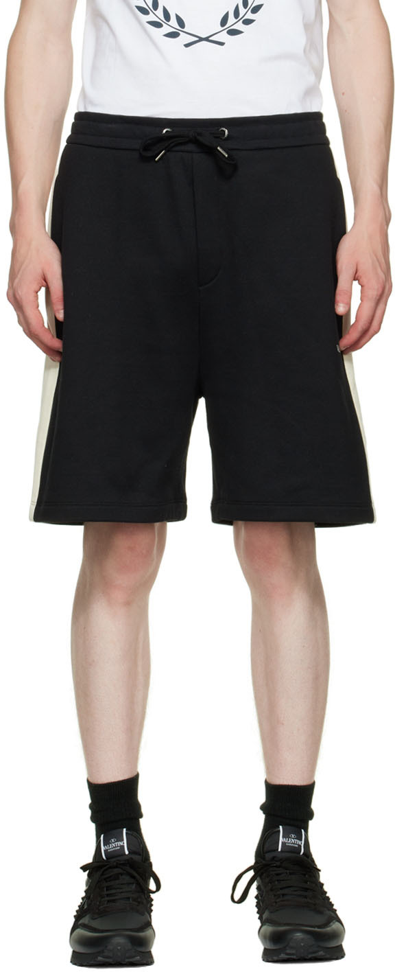 Valentino Black Cotton Shorts