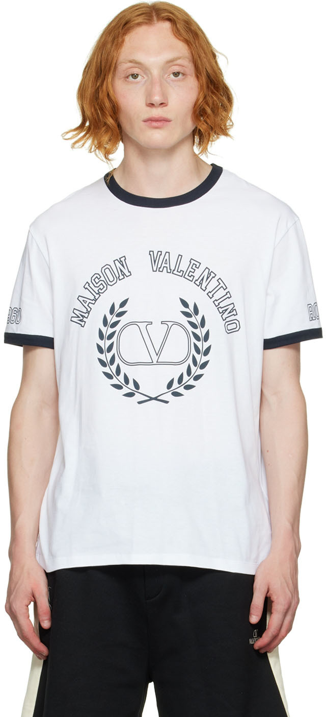 Valentino White Cotton T-Shirt