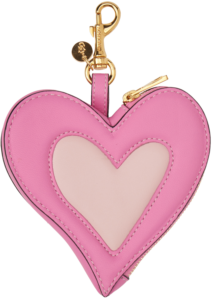 JW Anderson: Pink Heart Coin Pouch