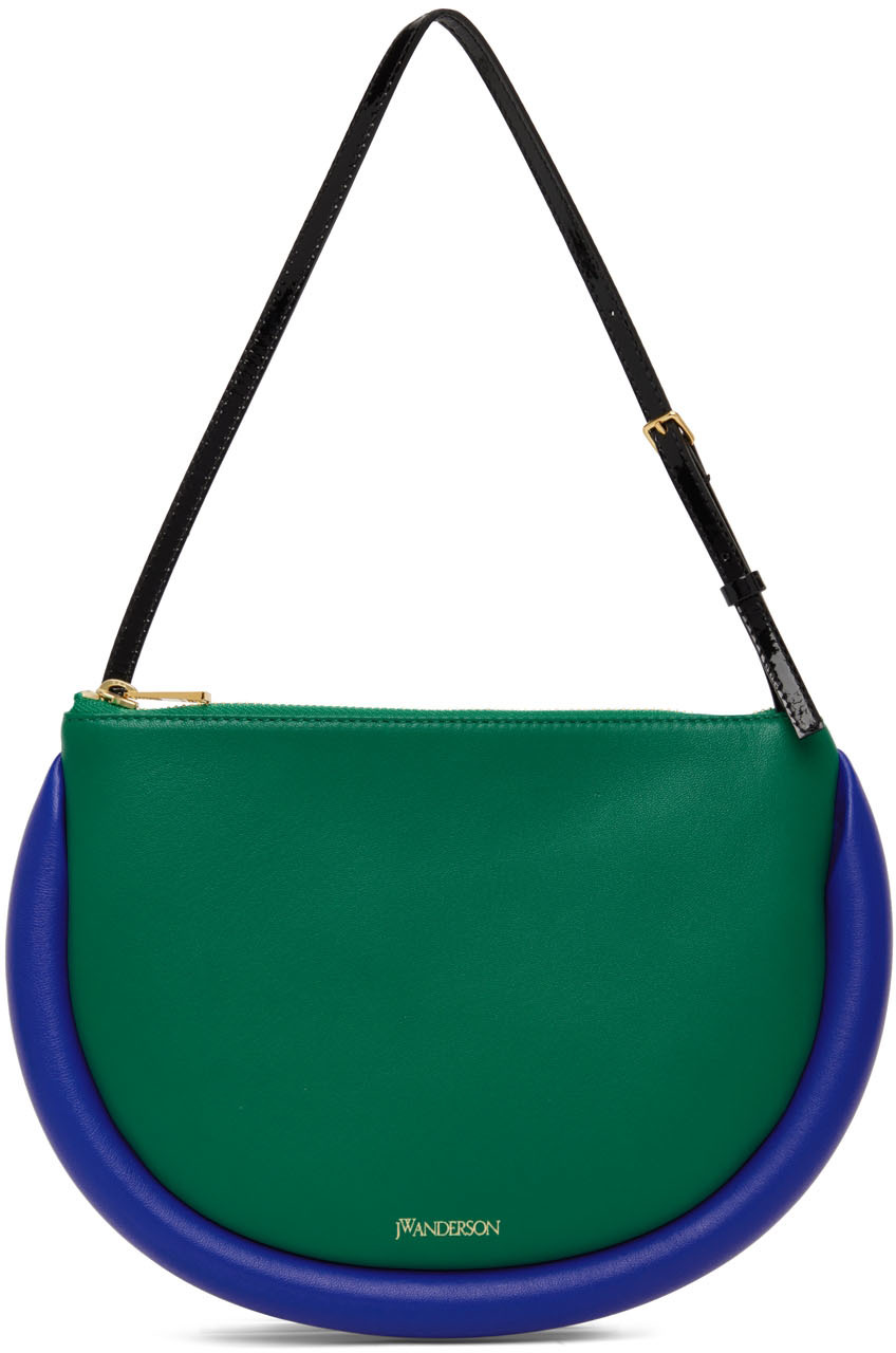 Green & Blue 'The Bumper' Moon Bag