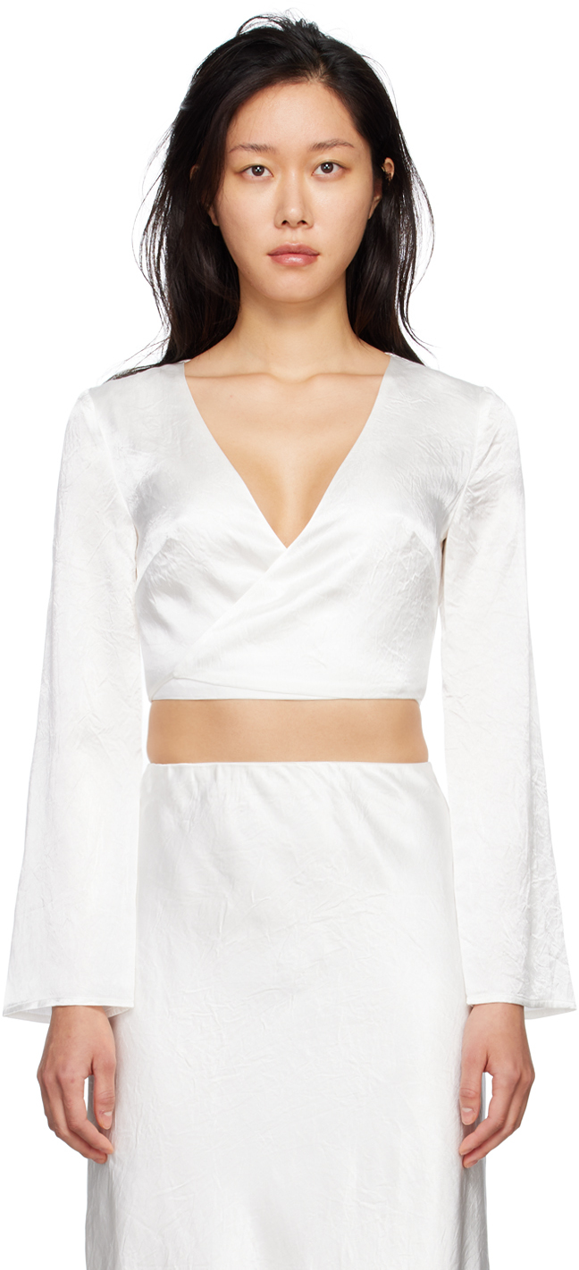 SSENSE Exclusive White Crush Blouse