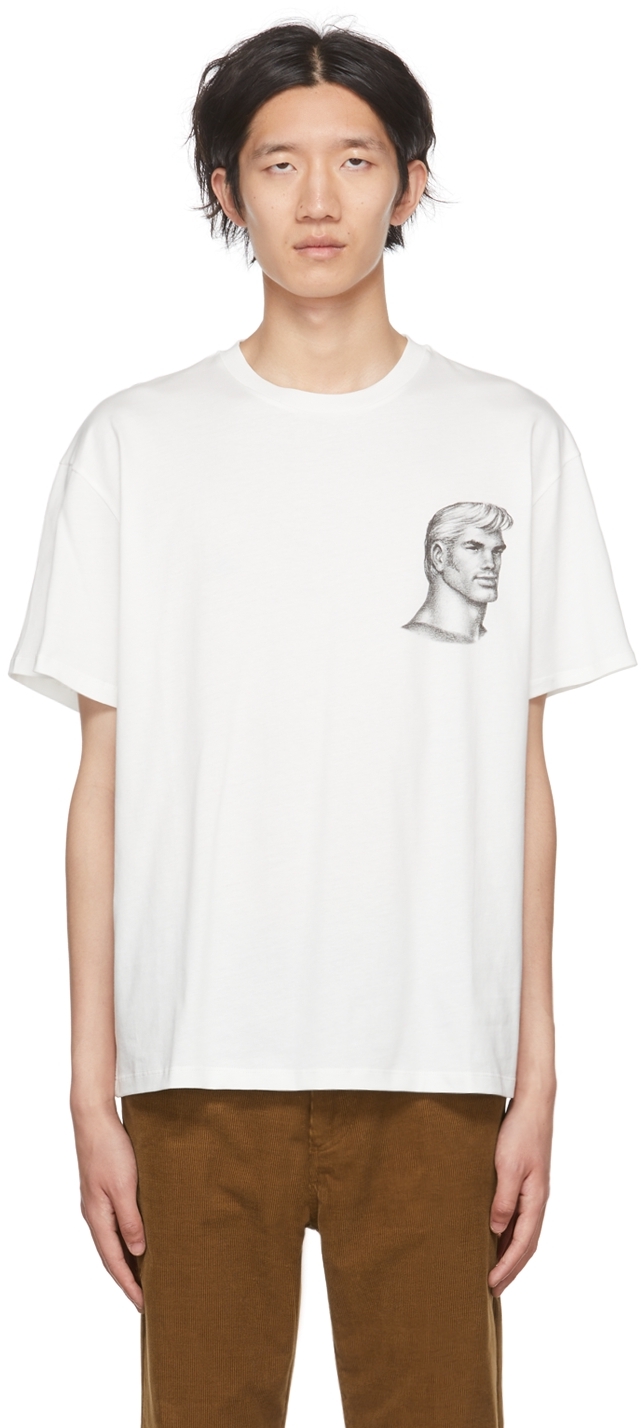turnering Opmærksom skandaløse Off-White Tom of Finland T-Shirt by JW Anderson on Sale
