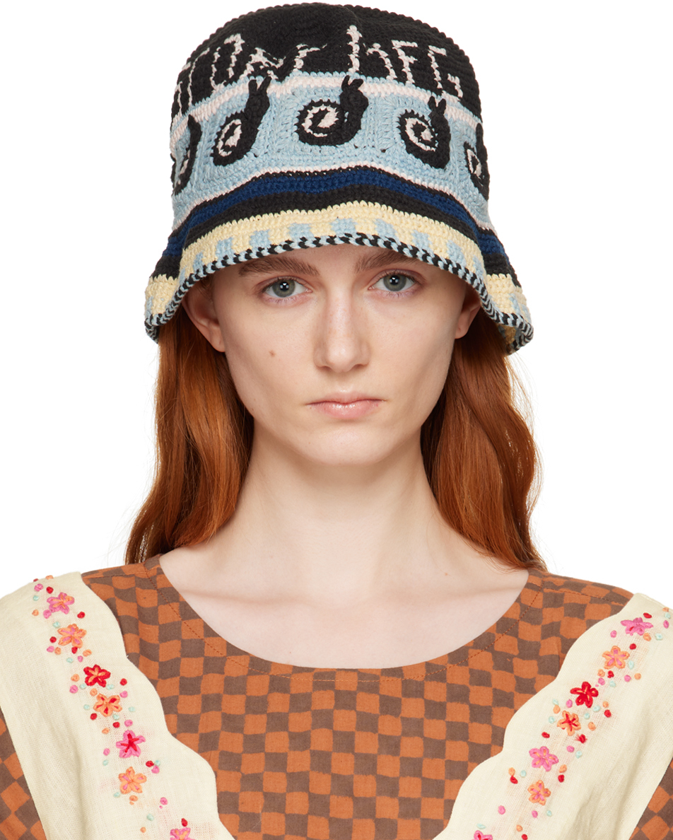 Story mfg.: Blue & Black Brew Hat | SSENSE