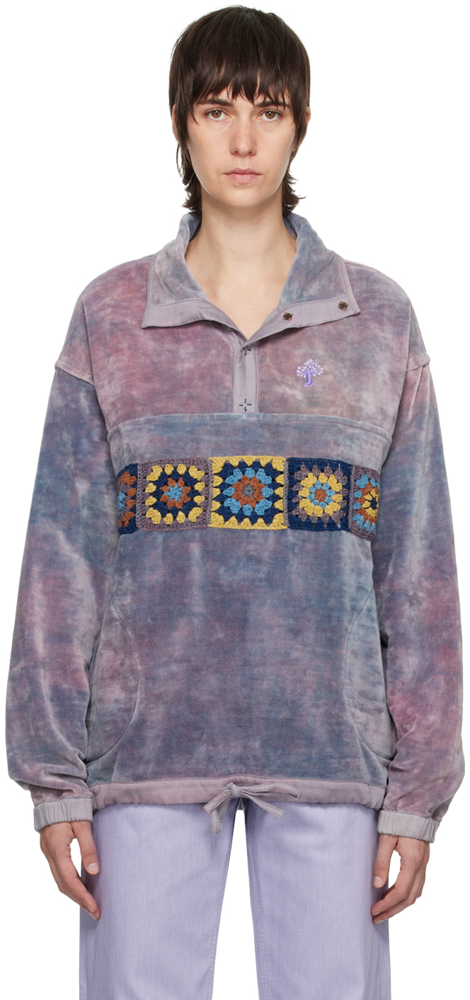 Ssense Fille Vêtements Pulls & Gilets Pulls Sweatshirts Enfant Pull à capuche multicolore à panneaux et à glissière 