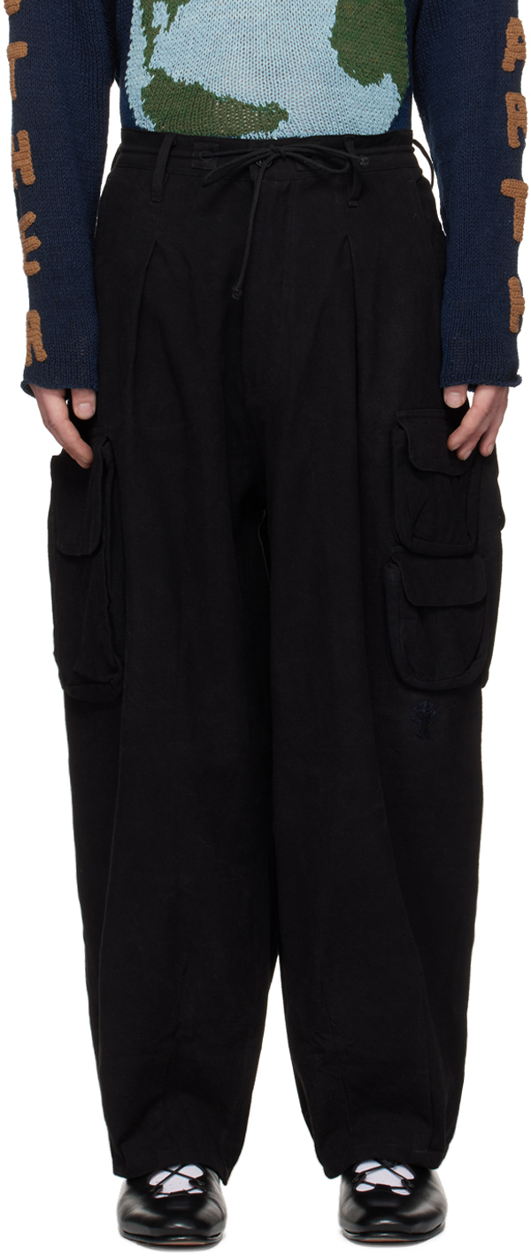 Story mfg.: Black Forager Cargo Pants | SSENSE