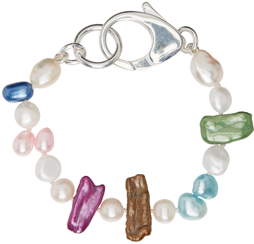 Hatton Labs Multicolor Pearl 'La Croisette' Bracelet