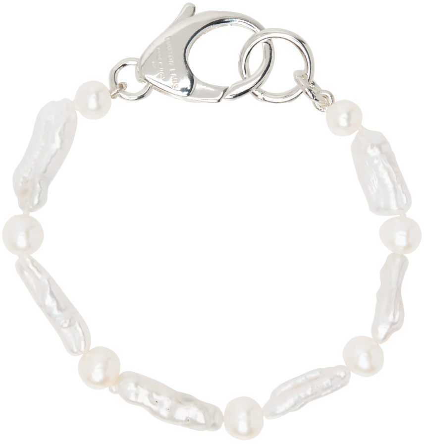 Hatton Labs White Pearl Bracelet