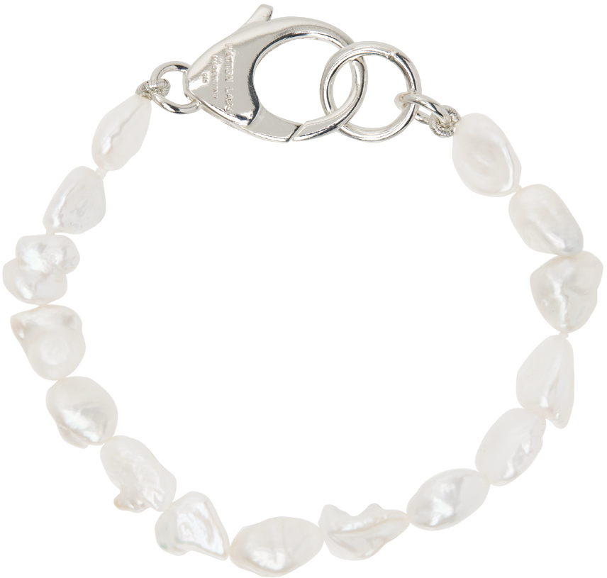 Hatton Labs White Gnocchi Pearl Bracelet