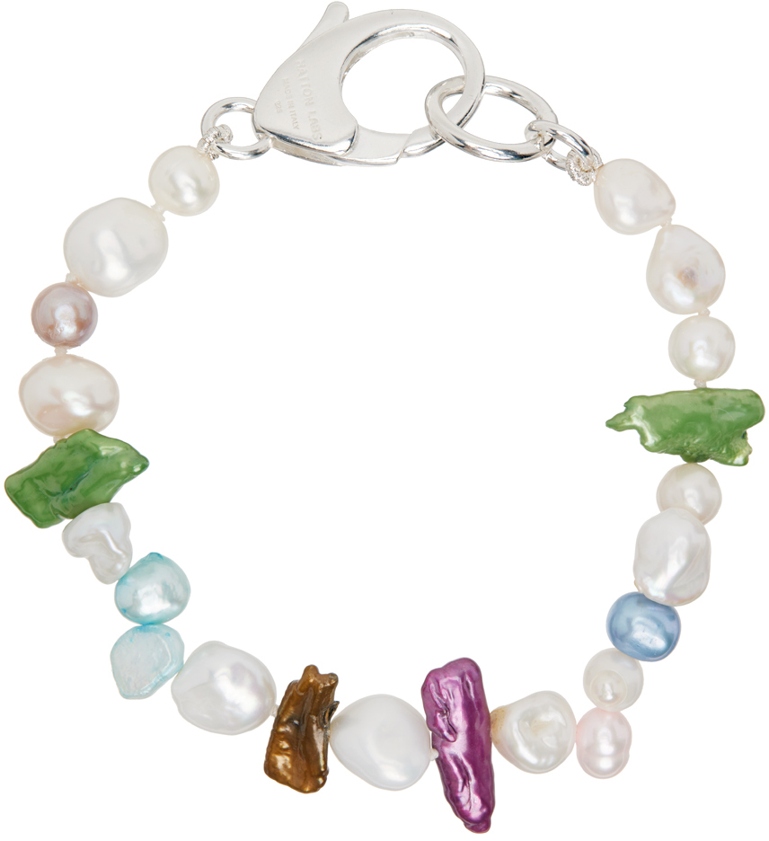 Hatton Labs Multicolor 'La Croisette Pearl' Bracelet
