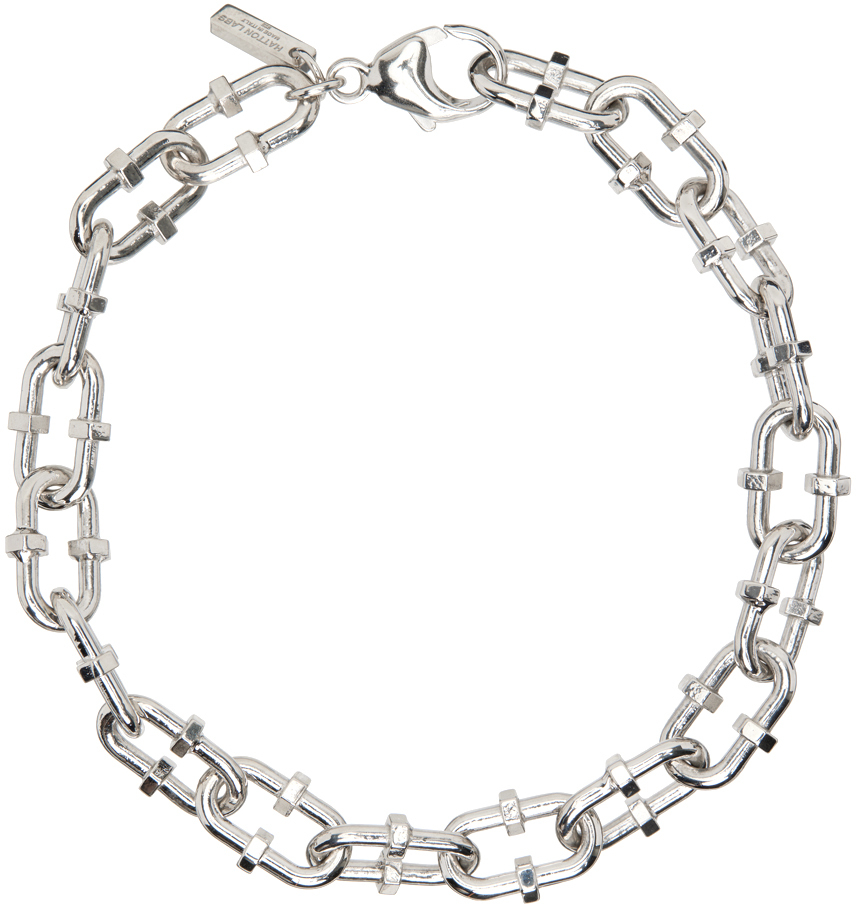 Hatton Labs Silver Ovex Link Bracelet