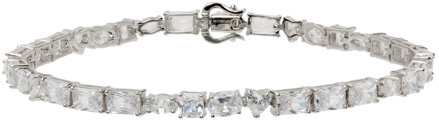 Hatton Labs Silver 'La Croisette' Tennis Bracelet