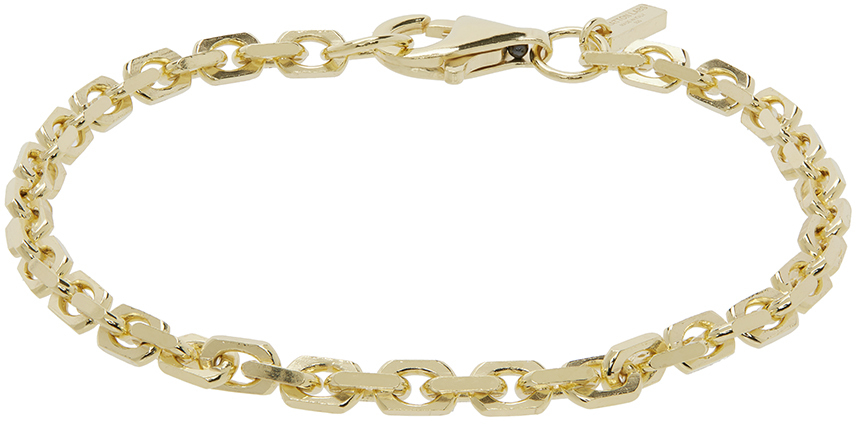Gold Minimalist Bracelet SSENSE Men Accessories Jewelry Bracelets 
