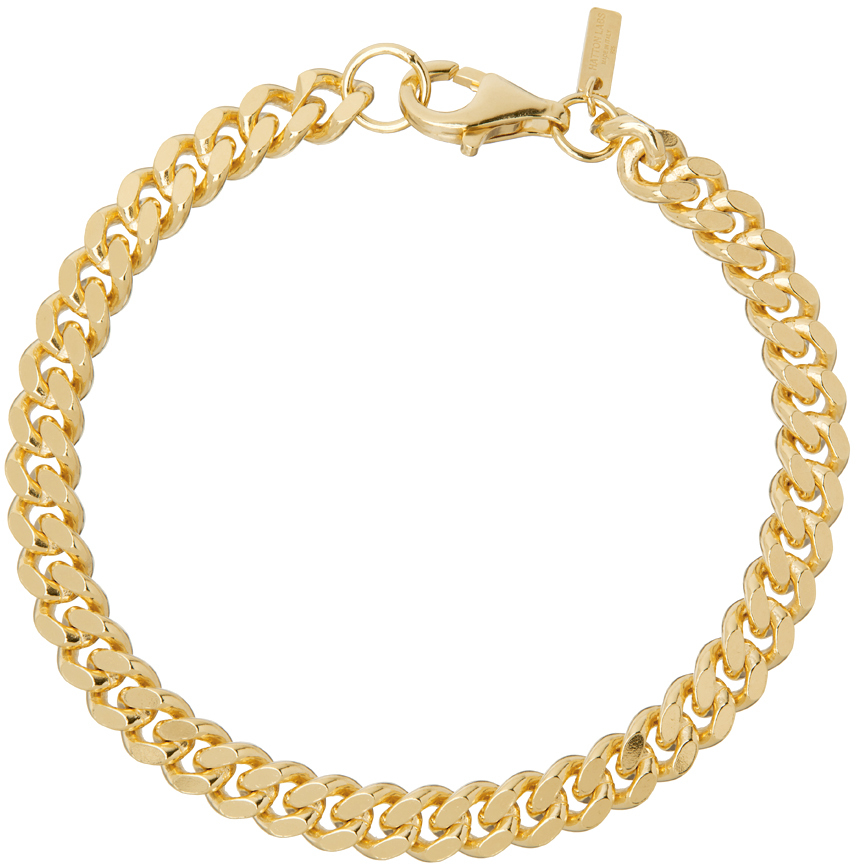 Hatton Labs Gold Curb Chain Bracelet